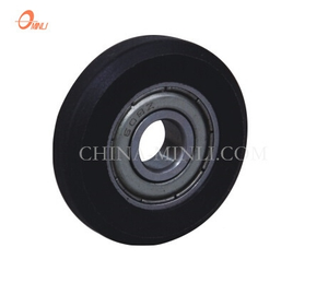 Black 608z Bearing Nylon Wheel Sliding Window Door Roller (ML-AF005)
