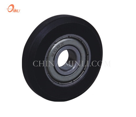 Black Bearing Nylon Wheel Sliding Window Door Roller (ML-AF004)