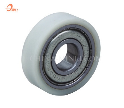 Black Bearing Nylon Wheel Sliding Window Door Roller (ML-AF004)