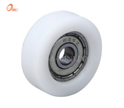 White Bearing Nylon Wheel Sliding Window Door Roller (ML-AF012)