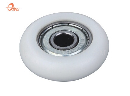 White R Groove Nylon POM Wheel Sliding Window Door Roller (ML-AR002)