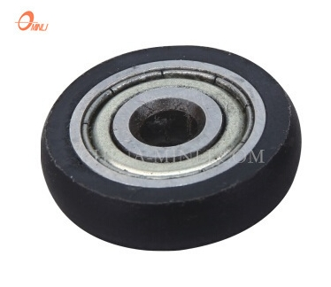 Black Bearing Nylon Wheel Sliding Window Door Roller (ML-AR007)