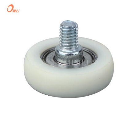 White Bearing Nylon Wheel Sliding Window Door Roller (ML-AR009)