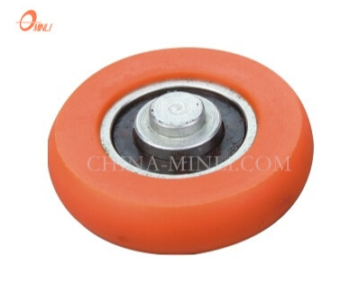 36.2mm Orange Bearing Nylon Wheel Sliding Window Door Roller (ML-AR011)