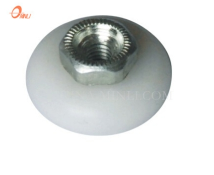 White Bearing Nylon Wheel Sliding Window Door Roller Pulley(ML-AR014)