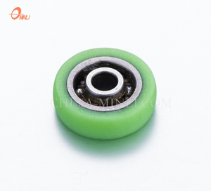 Green Bearing Nylon Wheel Sliding Window Door Roller (ML-AR030)