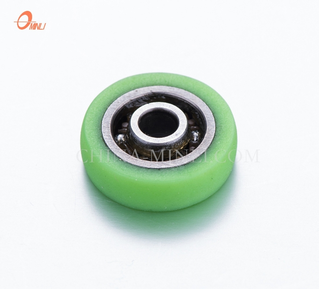 Green Bearing Nylon Wheel Sliding Window Door Roller (ML-AR030)