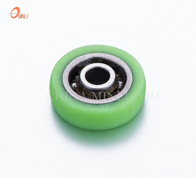 Green Bearing Nylon Wheel Sliding Window Door Roller (ML-AR030)