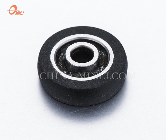 Black Bearing Nylon Wheel Sliding Window Door Roller (ML-AR032)