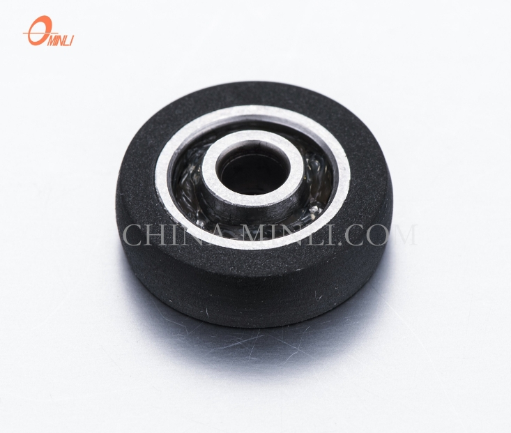Black Bearing Nylon Wheel Sliding Window Door Roller (ML-AR032)