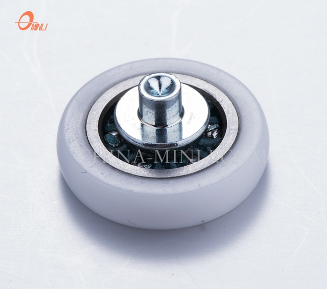White Bearing Nylon Wheel Sliding Window Door Roller (ML-AR033)