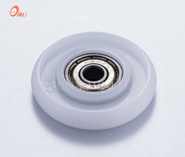Black Bearing Nylon Wheel Sliding Window Door Roller (ML-AR032)