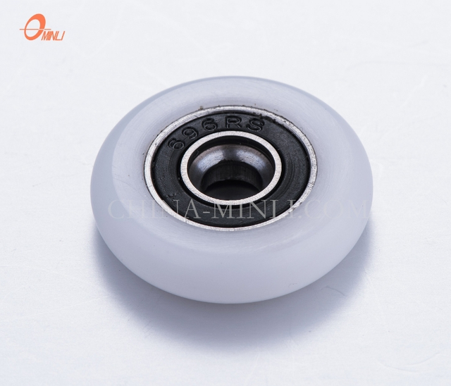 Factory Supply White Bearing Nylon Wheel Sliding Window Door Roller (ML-AR036)