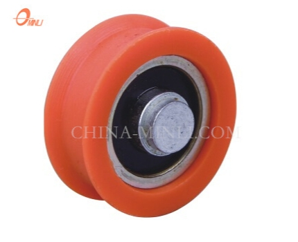 Nylon Outer Ring Steel Inner Bearing Wheel Sliding Window Door Roller (ML-AT006)