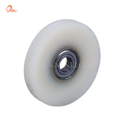 U Groove Plastic Pulley Sliding Window Door Roller