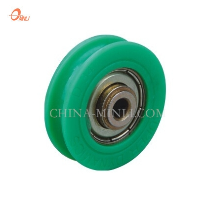 Multi-colour U Groove Nylon Single Wheel Door And Window Plastic Roller(ML-AU015)