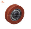 Sliding Orange U Groove Nylon Wheel Window Door Roller