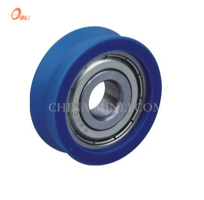 Blue Nylon Pulley V Groove Hardware for Sliding Doors and Windows