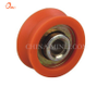 Orange Nylon Pulley V Groove Hardware Bearing