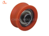 Orange Metal Bearing Components Good Quality Nylon Wheel Pulley (ML-AV035)