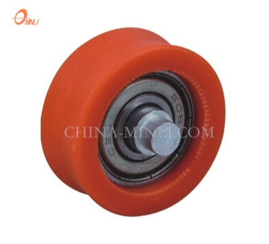 Sliding Nylon Orange Nylon Pulley V Groove Hardware Window Door Roller