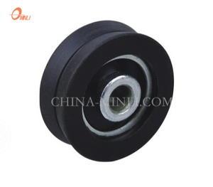 Black Nylon Roller V Groove Hardware Accessories Door Window Pulley(ML-AV017)