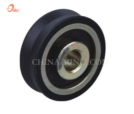 Orange Metal Bearing Components Good Quality Nylon Wheel Pulley (ML-AV035)