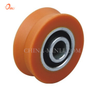 Orange Good Quality Bearing Nylon Metal Components Sliding Pulley (ML-AV036)