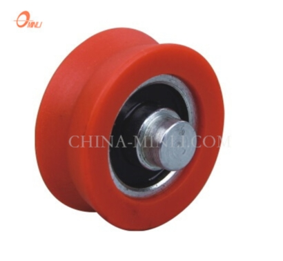 Orange Metal Bearing Components Good Quality Nylon Wheel Pulley (ML-AV035)