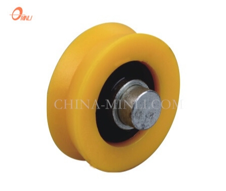 White Factory Nylon Wheel Sliding Window Door Hardware Components (ML-AV045)
