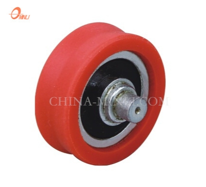 White Factory Nylon Wheel Sliding Window Door Hardware Components (ML-AV045)