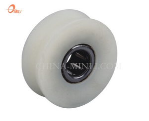 White V Groove Factory Nylon Wheel Sliding Window Door Roller (ML-AV047)