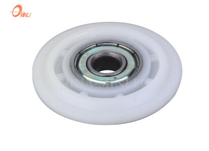 White Y Groove Bearing Nylon Wheel Sliding Window Door Roller (ML-AY002)