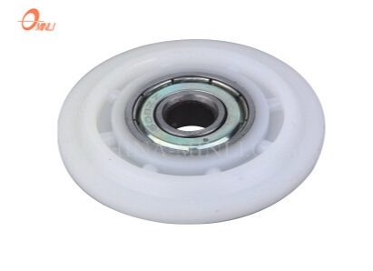 White Y Groove Bearing Nylon Wheel Sliding Window Door Roller (ML-AY006)