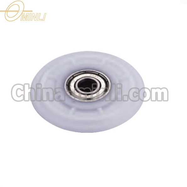 White Y Groove Bearing Nylon Wheel Sliding Window Door Roller (ML-AY005)