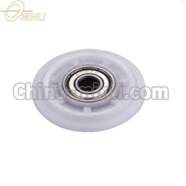 White Y Groove Bearing Nylon Wheel Sliding Window Door Roller (ML-AY006)