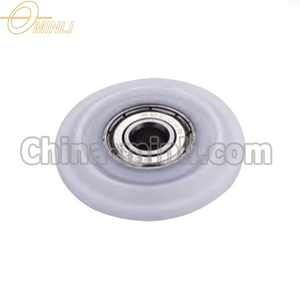 White Y Groove Bearing Nylon Wheel Sliding Window Door Roller (ML-AY007)