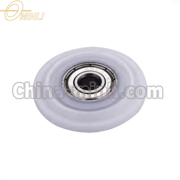 White Y Groove Bearing Nylon Wheel Sliding Window Door Roller (ML-AY007)