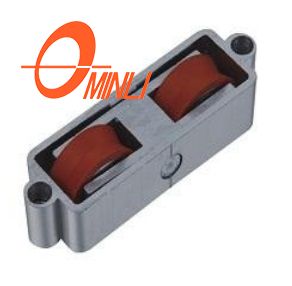 Adjustable Aluminum Alloy Bracket Pulley Double Roller for Window And Door (ML-GD007)