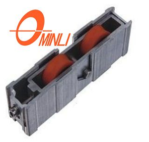 Aluminum Window Hardware Plastic Sliding Roller Window Wheel Nylon Double Pulley Roller (ML-GD006)