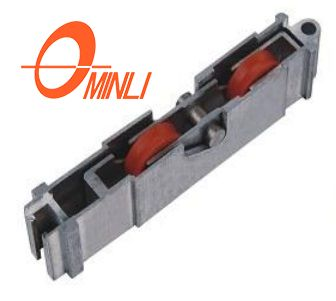 Adjustable Aluminum Alloy Bracket Pulley Double Roller for Window And Door (ML-GD007)