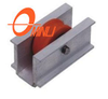U Groove V Groove Single Nylon Color Wheel Aluminum Window Door Roller Bracket Pulley (ML-GS003)