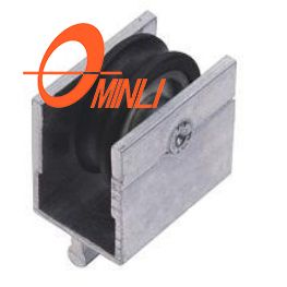 U Groove V Groove Single Nylon Wheels Aluminum Alloy Bracket Roller (ML-GS012)