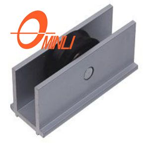 Rolamento Para Janela Aluminum Alloy Bracket Pulley with Nylon Coated Bearing (ML-GS018)