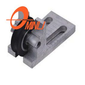 V Groove U Groove Nylon Covered Aluminum Alloy Bracket Pulley on Sale (ML-GS021) 