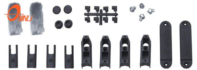 Sliding Door And Window Injection Molding Plastic Set Accessories with weather strip (ML-HB010) 